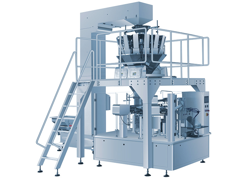 三種貓砂混合全自動包裝機(jī)